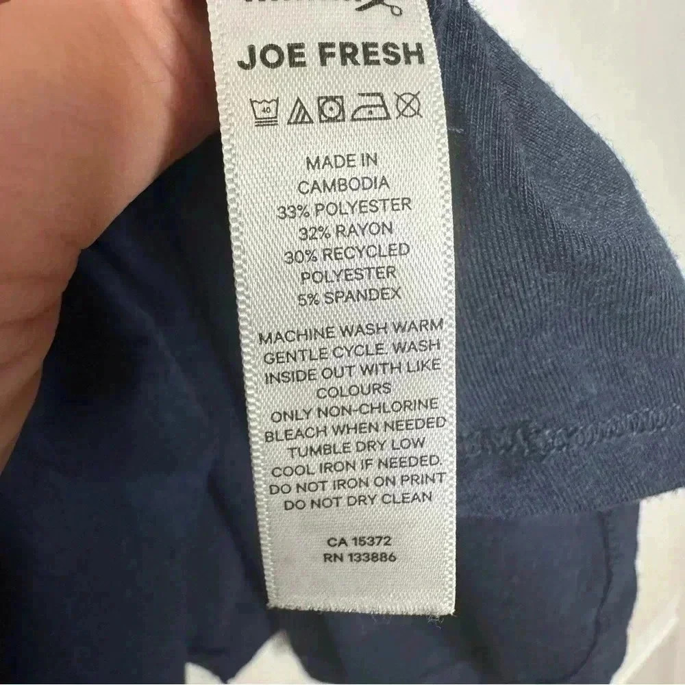 Joe Fresh Racerback Tank Top Blue Size Large - Picture 10 of 16